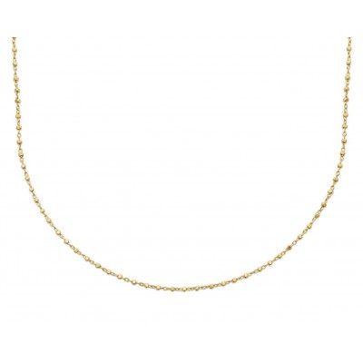 Chaîne pour femme en plaqué or avec perles dorées - Akassy - Lyn&Or Bijoux