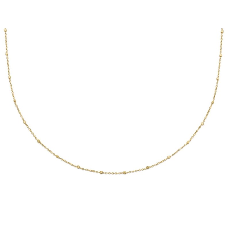 Collier pour femme, fine chaîne originale en plaqué or Collier pour femme, fine chaîne originale en plaqué or