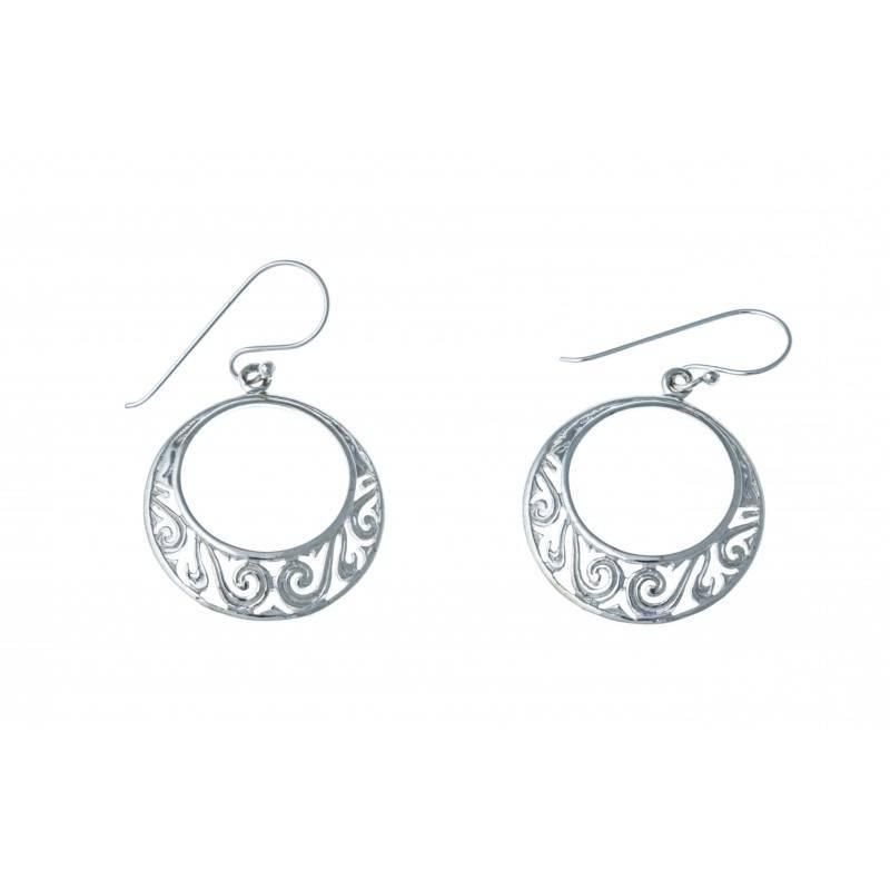 boucle d'oreille en argent 925 millièmes pour femme, Tentation boucle d'oreille en argent 925 millièmes pour femme, Tentation