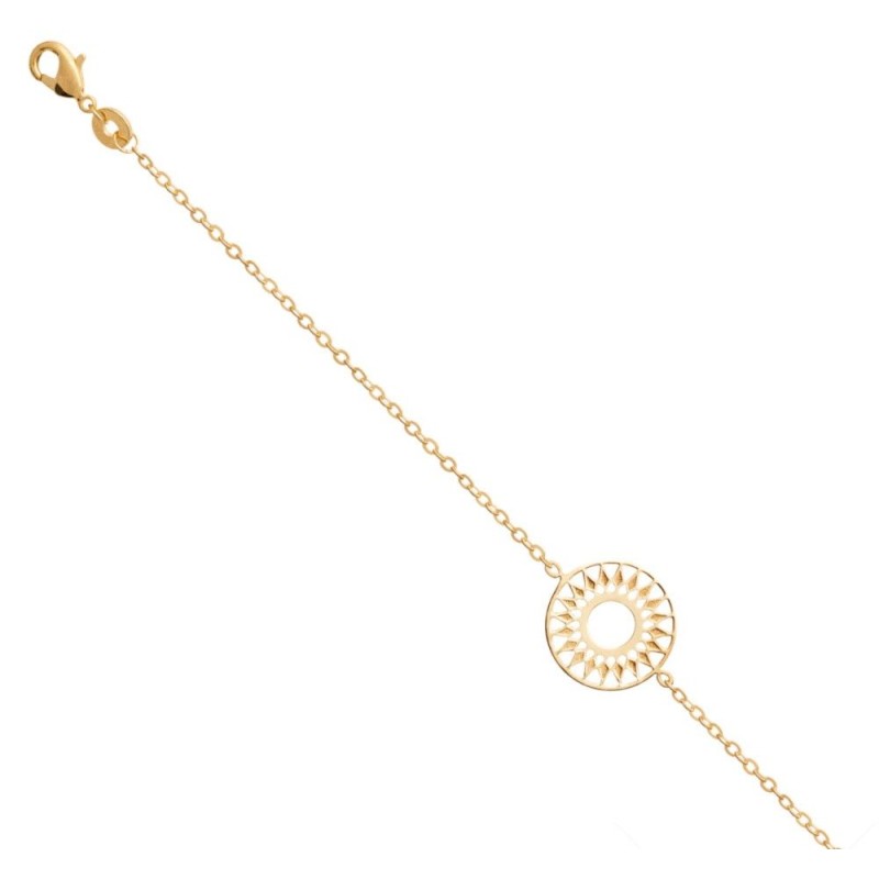 Bracelet solaire pour femme en plaqué or - Dybbi - Lyn&Or Bijoux