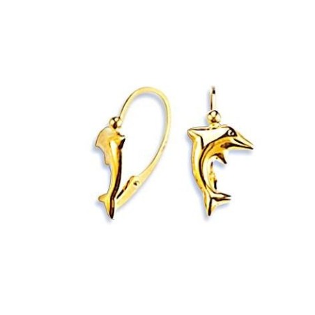 Boucles d'oreille or pour fille - Atlantique - Lyn&Or Bijoux