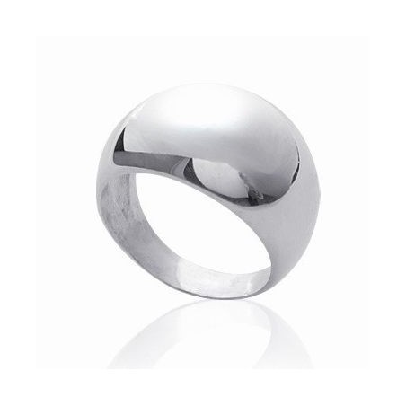 Grosse bague pour femme en argent - Gaudron - Lyn&Or Bijoux
