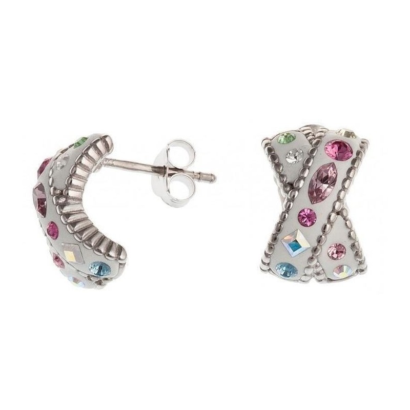 boucle d'oreille fantaisie en argent 925 /1000 pour femme, Qonti boucle d'oreille fantaisie en argent 925 /1000 pour femme, Qonti