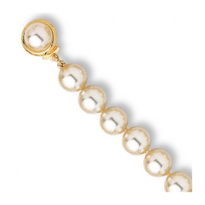 Bracelet de perles blanches pour femme, mariage - Lyn&Or Bijoux