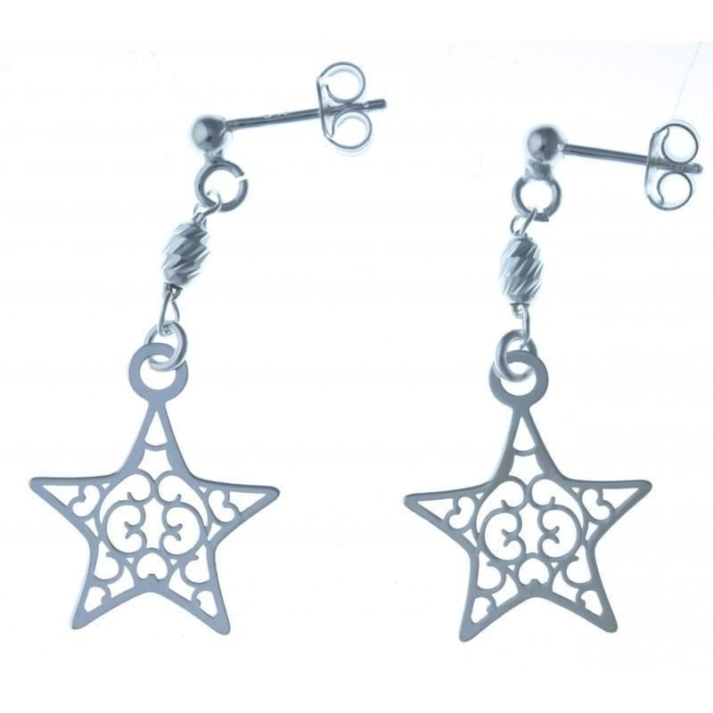 boucle d'oreille en argent 925 millièmes pour femme, Estrella boucle d'oreille en argent 925 millièmes pour femme, Estrella