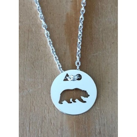 Collier femme argent, créateur CabaneTchanque, Pendentif Ours Collier femme argent, créateur CabaneTchanque, Pendentif Ours