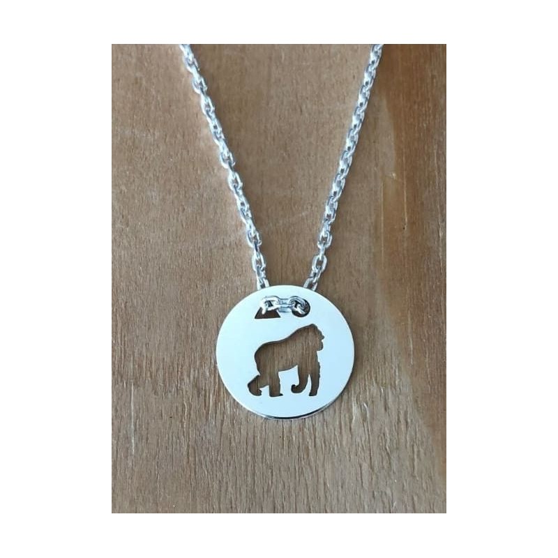 Collier femme argent, créateur CabaneTchanque, Pendentif Gorille