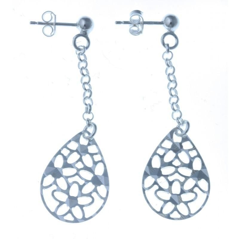 boucle d'oreille pendantes en argent 925 millièmes, femme, Saï boucle d'oreille pendantes en argent 925 millièmes, femme, Saï