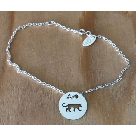 Bracelet femme argent, créateur CabaneTchanque, Token's Puma