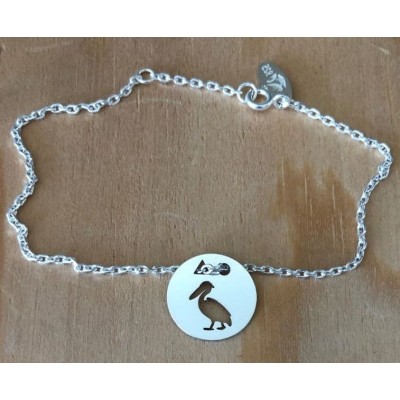 Bracelet femme argent, créateur CabaneTchanque, Token's Pélican