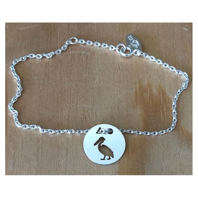 Bracelet femme argent, créateur CabaneTchanque, Token's Pélican
