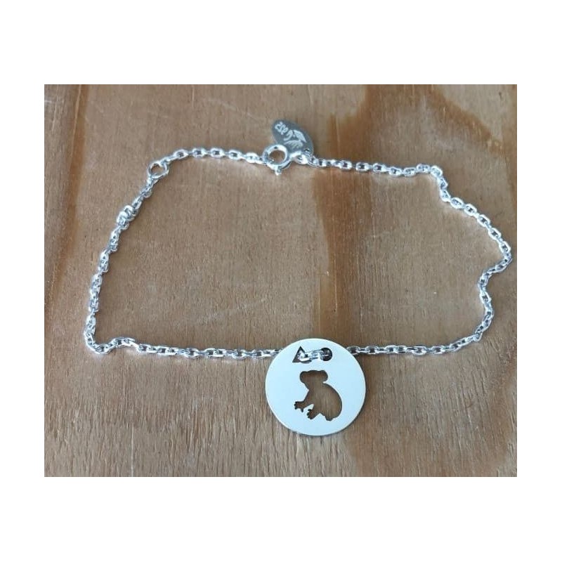 Bracelet femme argent, créateur CabaneTchanque, Token's Koala