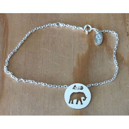 Bracelet femme argent, créateur CabaneTchanque, Token's Eléphant Bracelet femme argent, créateur CabaneTchanque, Token's Eléphant