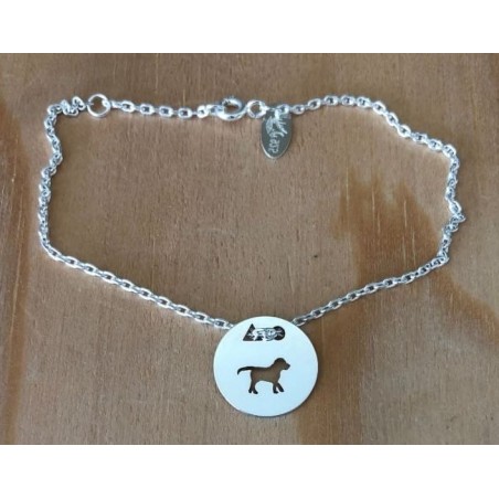 Bracelet femme argent, créateur CabaneTchanque, Token's Chiot