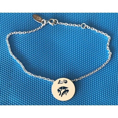 Bracelet femme argent, créateur CabaneTchanque, Token's Cabane