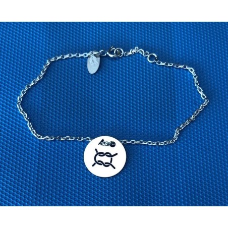 Bracelet femme argent, créateur CabaneTchanque, Token's Noeud