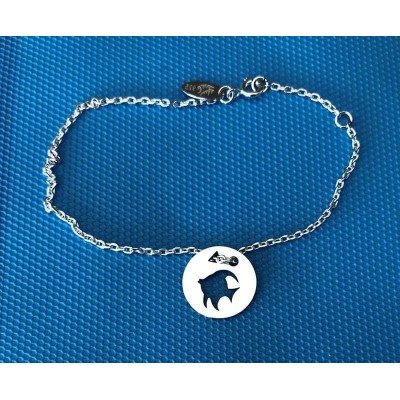 Bracelet femme argent, créateur CabaneTchanque, Token's Poisson