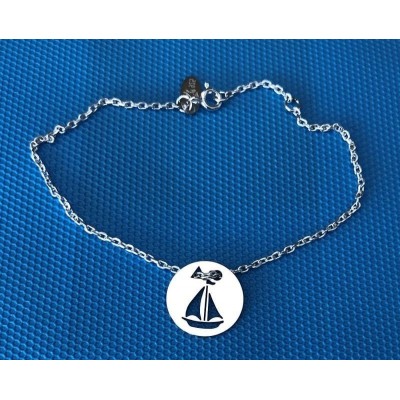 Bracelet femme argent, créateur CabaneTchanque, Token's Voilier