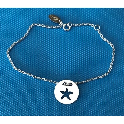 Bracelet femme argent, créateur CabaneTchanque, Token's Etoile de Mer