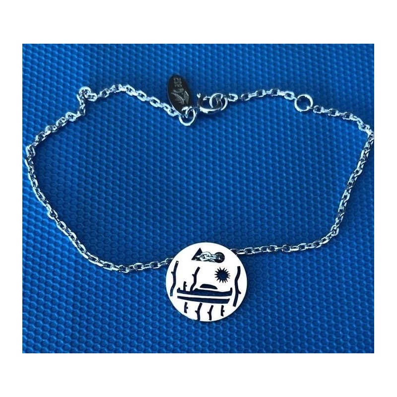 Bracelet femme argent, créateur CabaneTchanque, Token's Pinasse