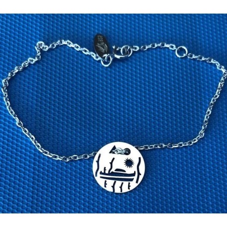 Bracelet femme argent, créateur CabaneTchanque, Token's Pinasse