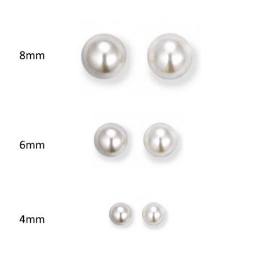 perles d'eau douce, boucles d'oreille