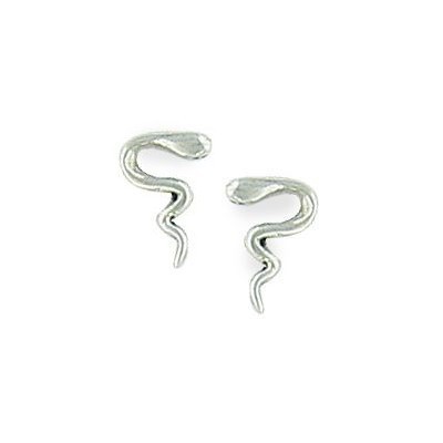 boucles d'oreilles argent pour enfant, Serpentin - Lyn&Or Bijoux