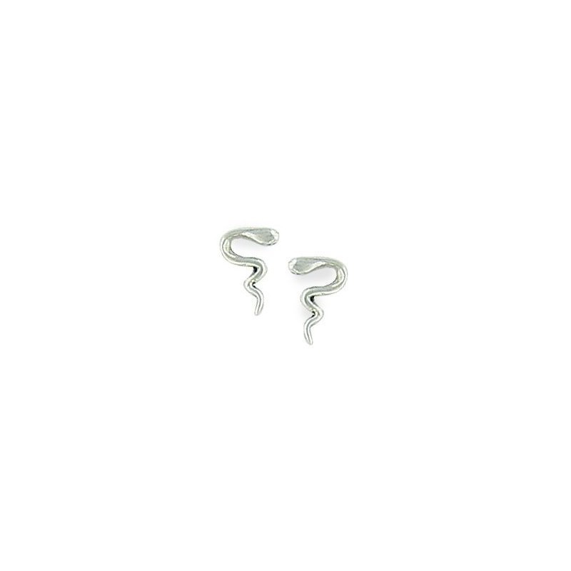 boucles d'oreilles argent pour enfant, Serpentin - Lyn&Or Bijoux