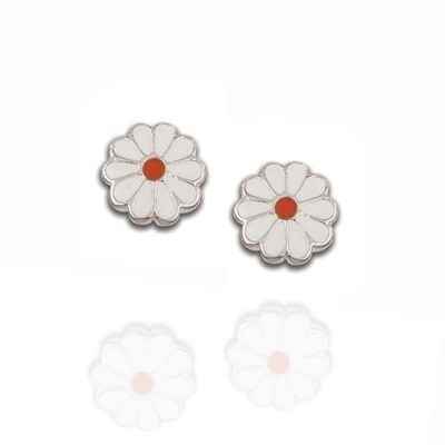 Roheafer - Boucles D'oreilles Filles/femmes - 8 Paires Hypoallergéniques - Mini Fleurs, Cœurs, Fraises - Acier Chirurgical