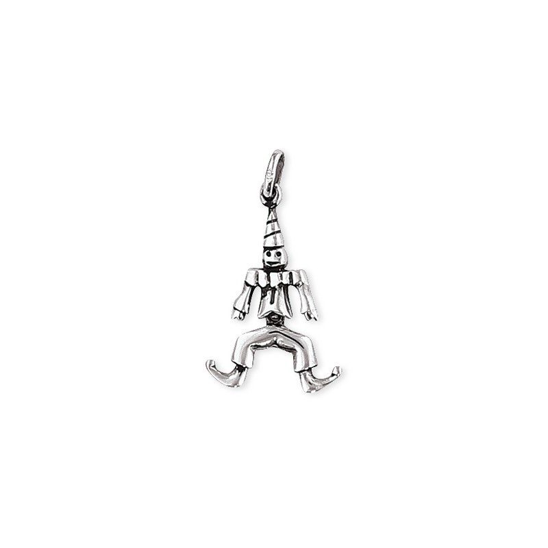 Pendentif arlequin en argent 925, femme, homme & enfant
