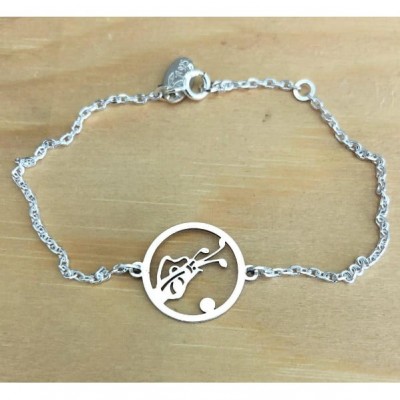 Bracelet pour femme argent - Sac et balle de golf, Lyn&Or Bijoux