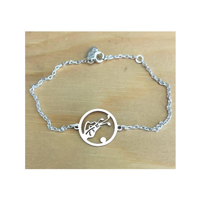 Bracelet pour femme argent - Sac et balle de golf, Lyn&Or Bijoux