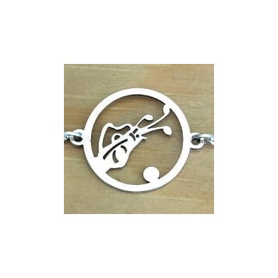 Bracelet Golf pour femme argent - Sac et balle, Lyn&Or Bijoux