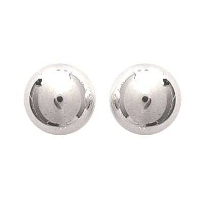 Clous d'oreille femme, Perle en argent 12mm