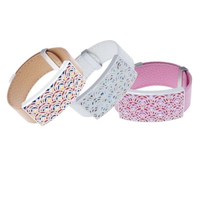 Bracelet femme, Cuir modulable Odena, Nuage, 3 coloris