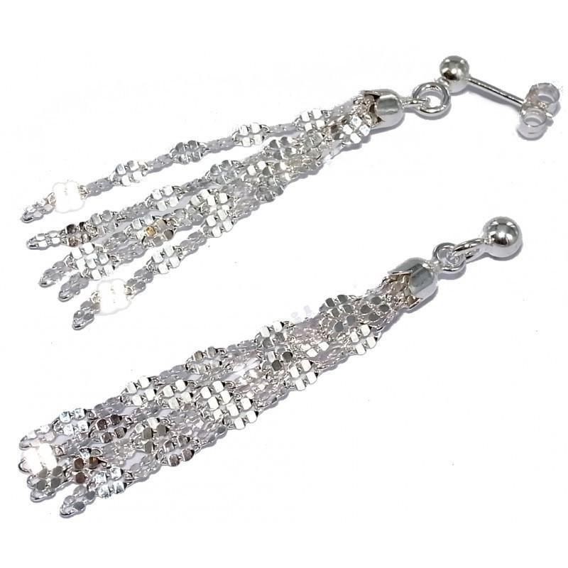 boucle d'oreille fantaisie en argent 925 pour femme, Millenium boucle d'oreille fantaisie en argent 925 pour femme, Millenium