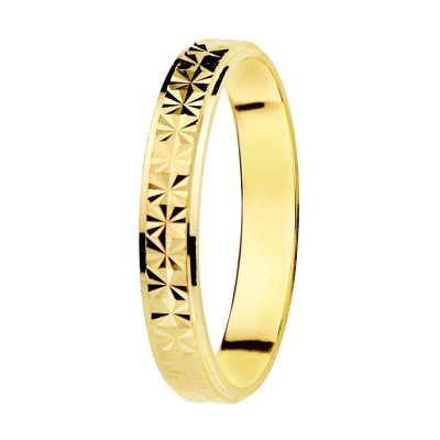 Alliance de mariage homme et femme Or jaune 18 carats diamanté - Istanbul