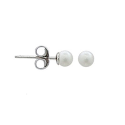clous perles d'eau douce femme