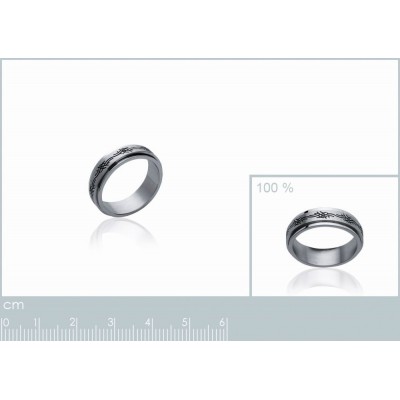 Bague homme pas cher en acier