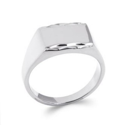 bague argent homme chevalière