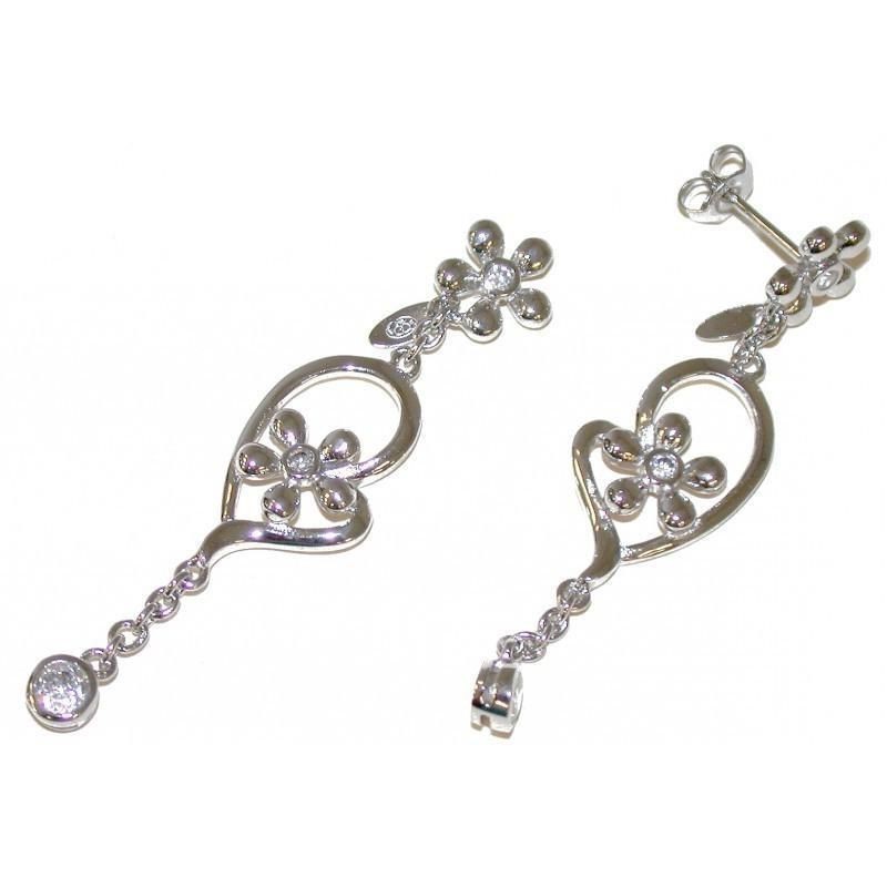 boucle d'oreille en argent 925 millièmes pour femme, Voltige boucle d'oreille en argent 925 millièmes pour femme, Voltige