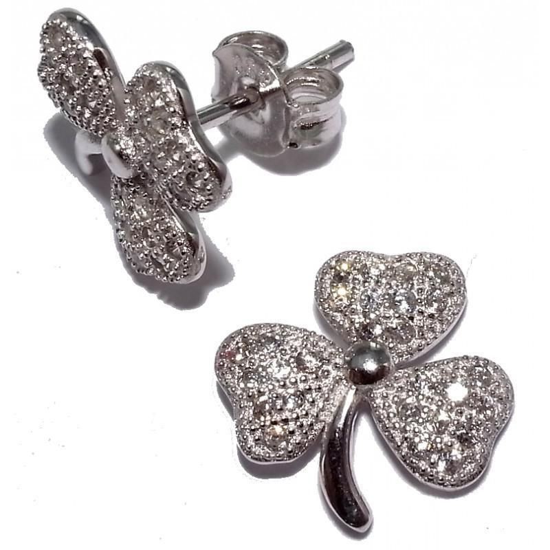 boucle d'oreille en argent 925 millièmes pour femme, Floriane boucle d'oreille en argent 925 millièmes pour femme, Floriane
