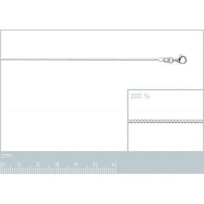 Collier argent massif 925, homme, femme, enfant, largeur 3mm