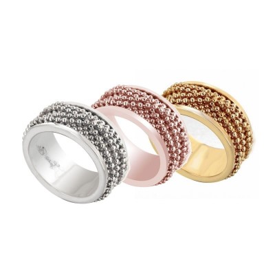 Bague femme originale, argent, doré ou rose, création Zoé Bijoux - Eva