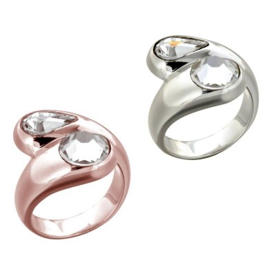 Bague cristal de Swarovski pour femme, créateur Zoé Bijoux - Adela