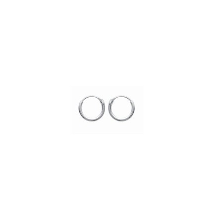 Piercing anneau argent femme 8 mm - Twist