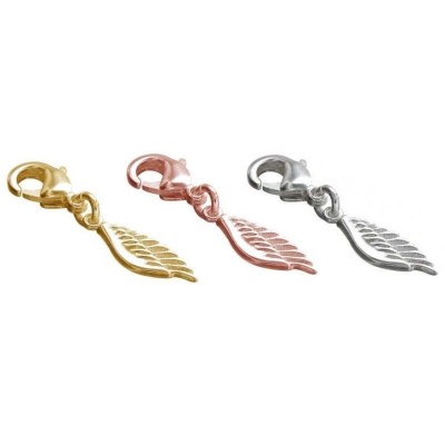 charm pour bracelet, bijoux de créateur, aile
