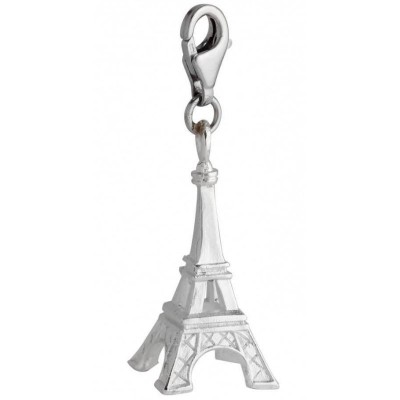 Charm pour bracelet Tour Eiffel argent 925/1000 - Création Zoé Bijoux