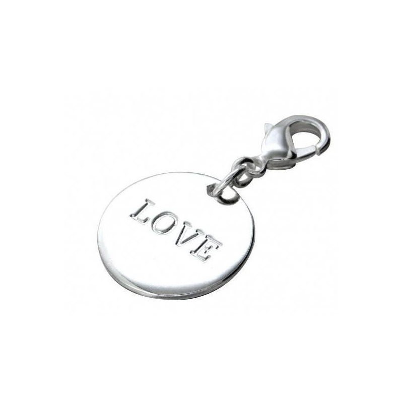 Charm argent breloque "Love" pour femme - Créateur Zoé Bijoux