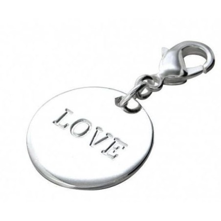 Charm argent breloque "Love" pour femme - Créateur Zoé Bijoux